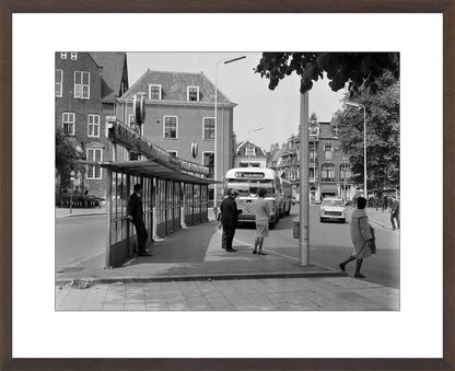 Bushalte aan het Janskerkhof - 1966