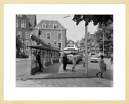 Bushalte aan het Janskerkhof - 1966