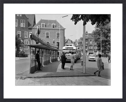 Bushalte aan het Janskerkhof - 1966