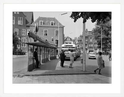 Bushalte aan het Janskerkhof - 1966