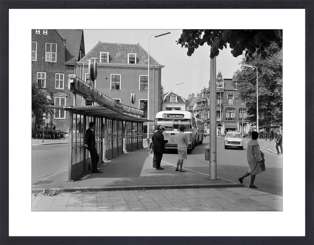 Bushalte aan het Janskerkhof - 1966