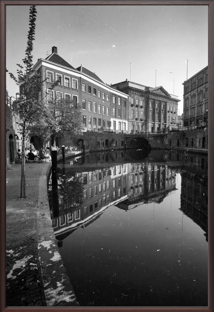 De Oudegracht en de Stadhuisbrug - 1960