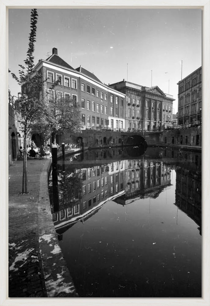 De Oudegracht en de Stadhuisbrug - 1960