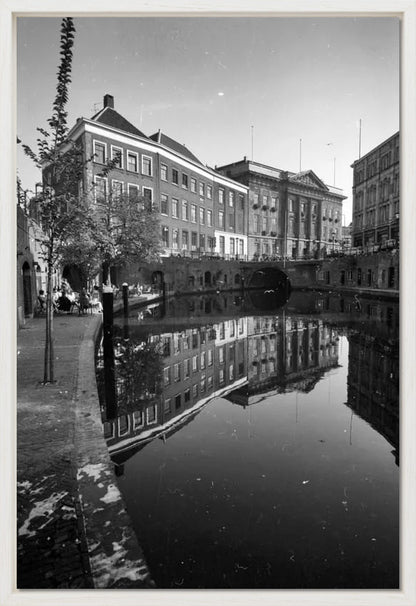 De Oudegracht en de Stadhuisbrug - 1960
