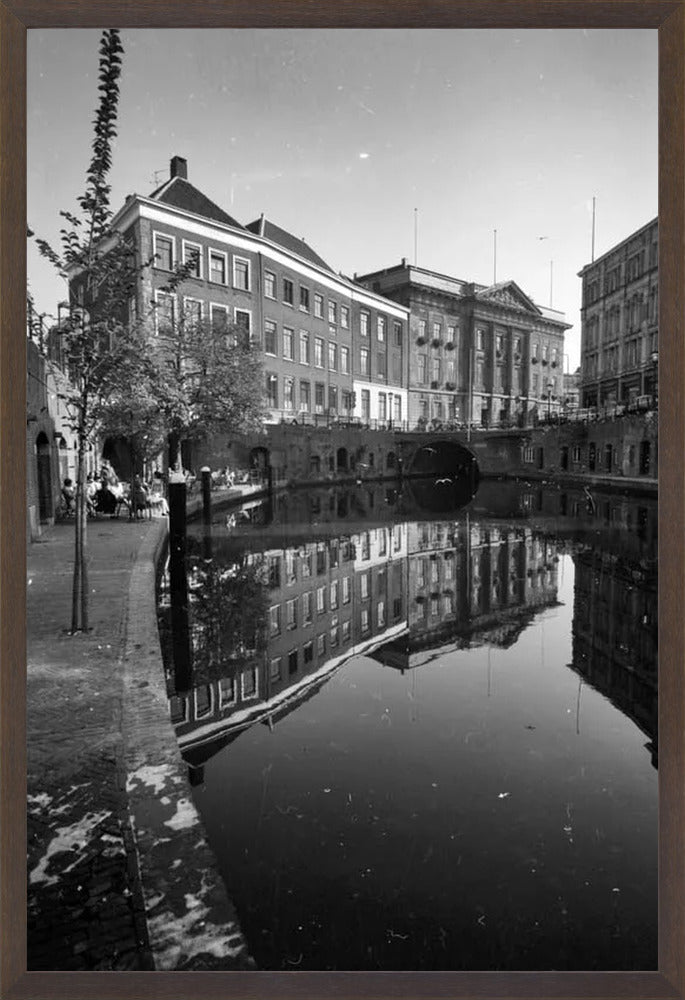 De Oudegracht en de Stadhuisbrug - 1960