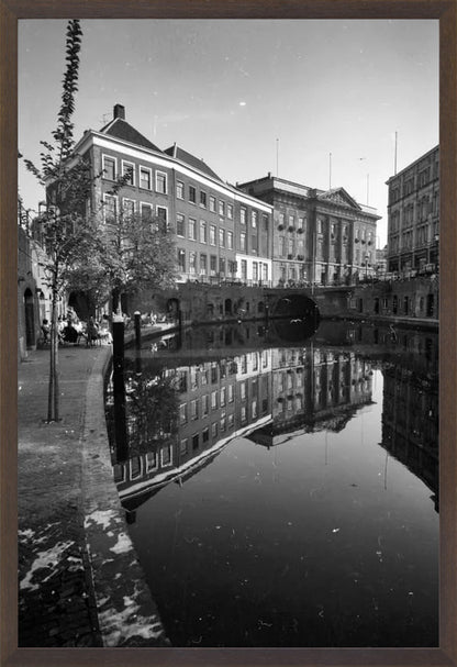 De Oudegracht en de Stadhuisbrug - 1960