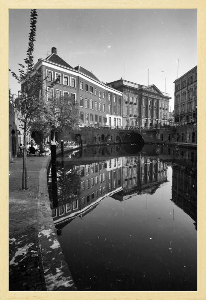 De Oudegracht en de Stadhuisbrug - 1960