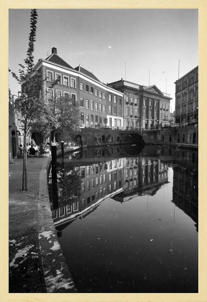De Oudegracht en de Stadhuisbrug - 1960
