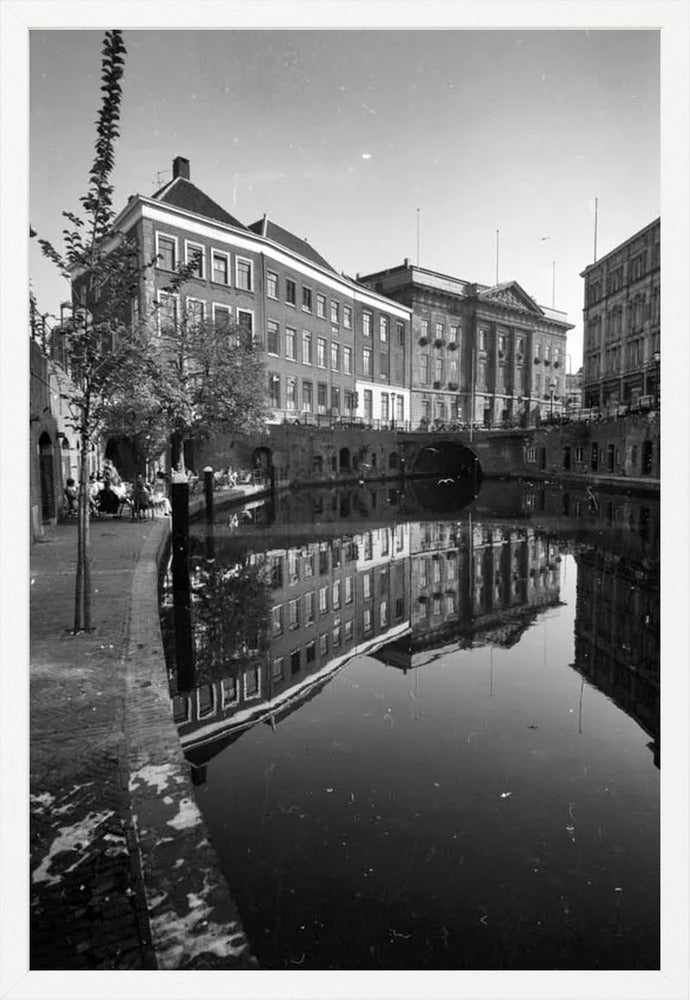 De Oudegracht en de Stadhuisbrug - 1960