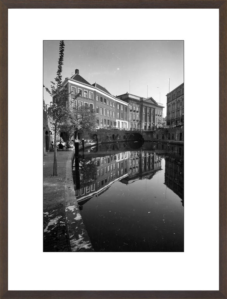 De Oudegracht en de Stadhuisbrug - 1960