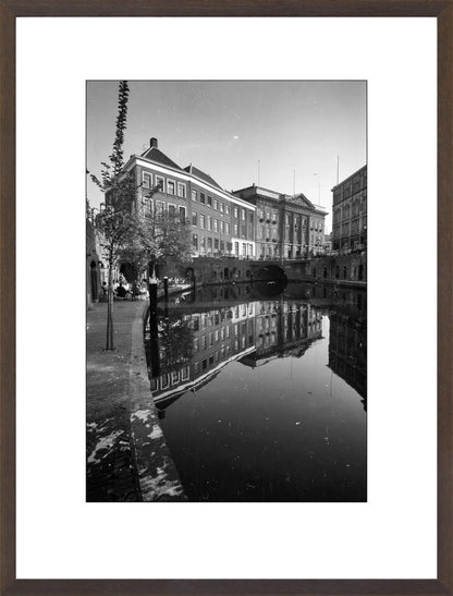 De Oudegracht en de Stadhuisbrug - 1960