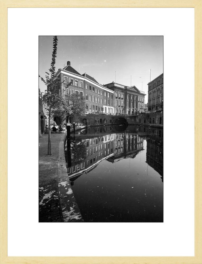 De Oudegracht en de Stadhuisbrug - 1960