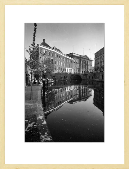 De Oudegracht en de Stadhuisbrug - 1960