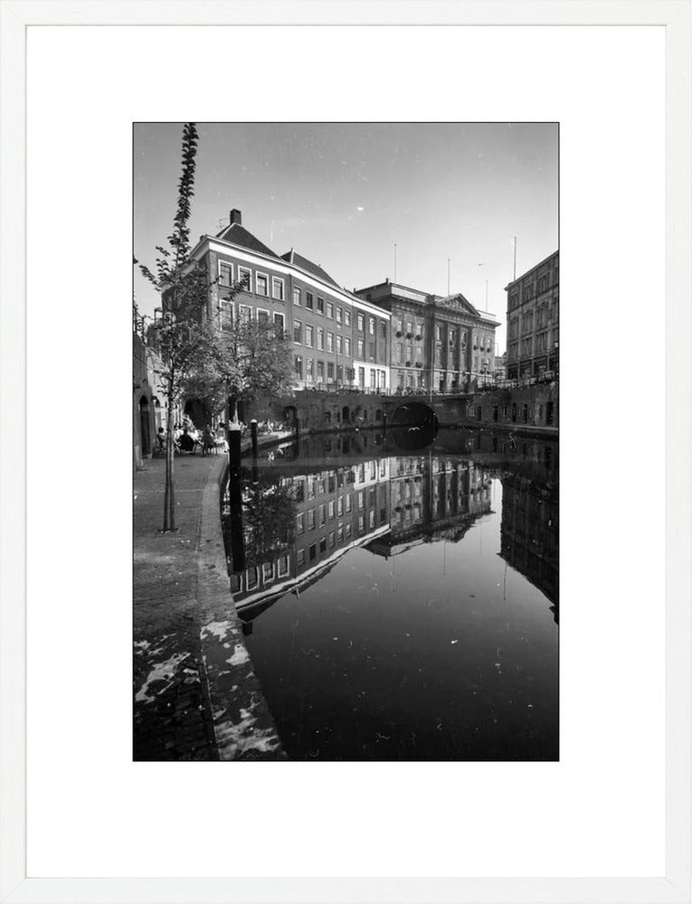 De Oudegracht en de Stadhuisbrug - 1960