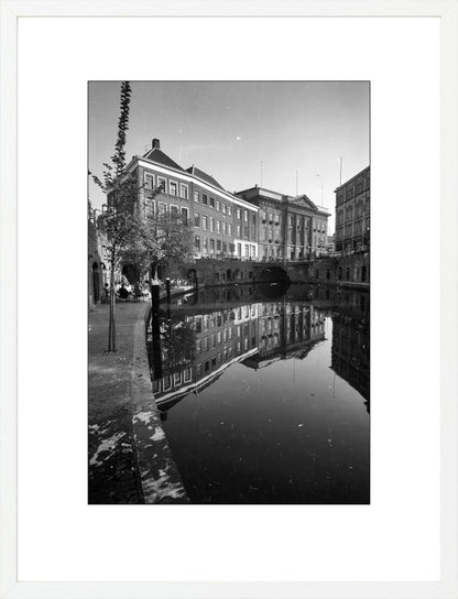 De Oudegracht en de Stadhuisbrug - 1960