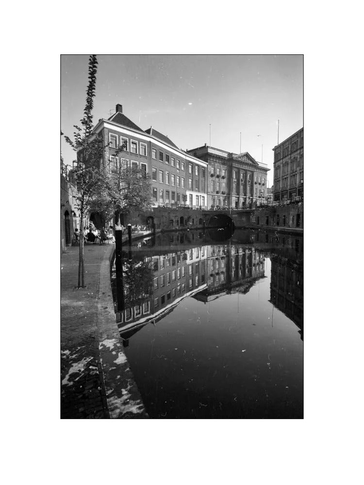 De Oudegracht en de Stadhuisbrug - 1960