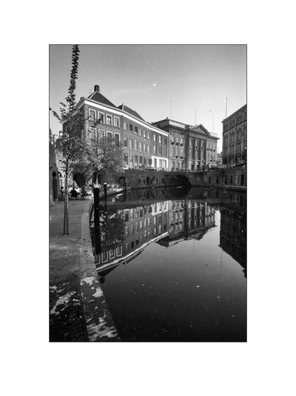 De Oudegracht en de Stadhuisbrug - 1960