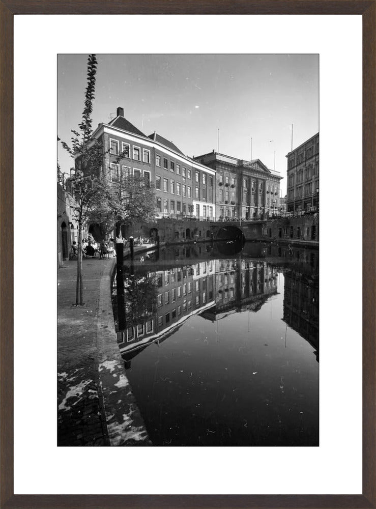 De Oudegracht en de Stadhuisbrug - 1960