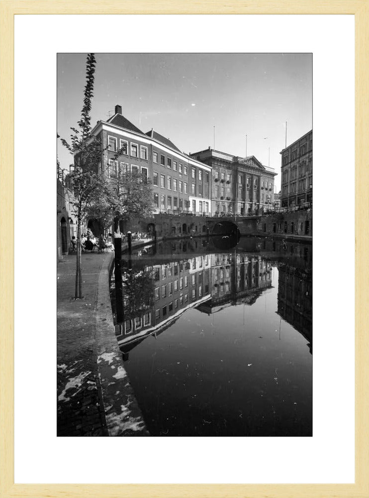 De Oudegracht en de Stadhuisbrug - 1960