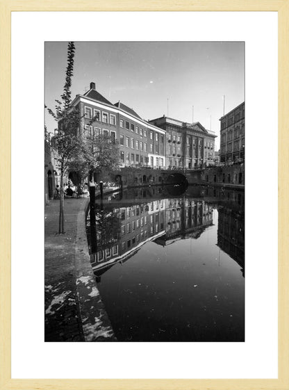 De Oudegracht en de Stadhuisbrug - 1960