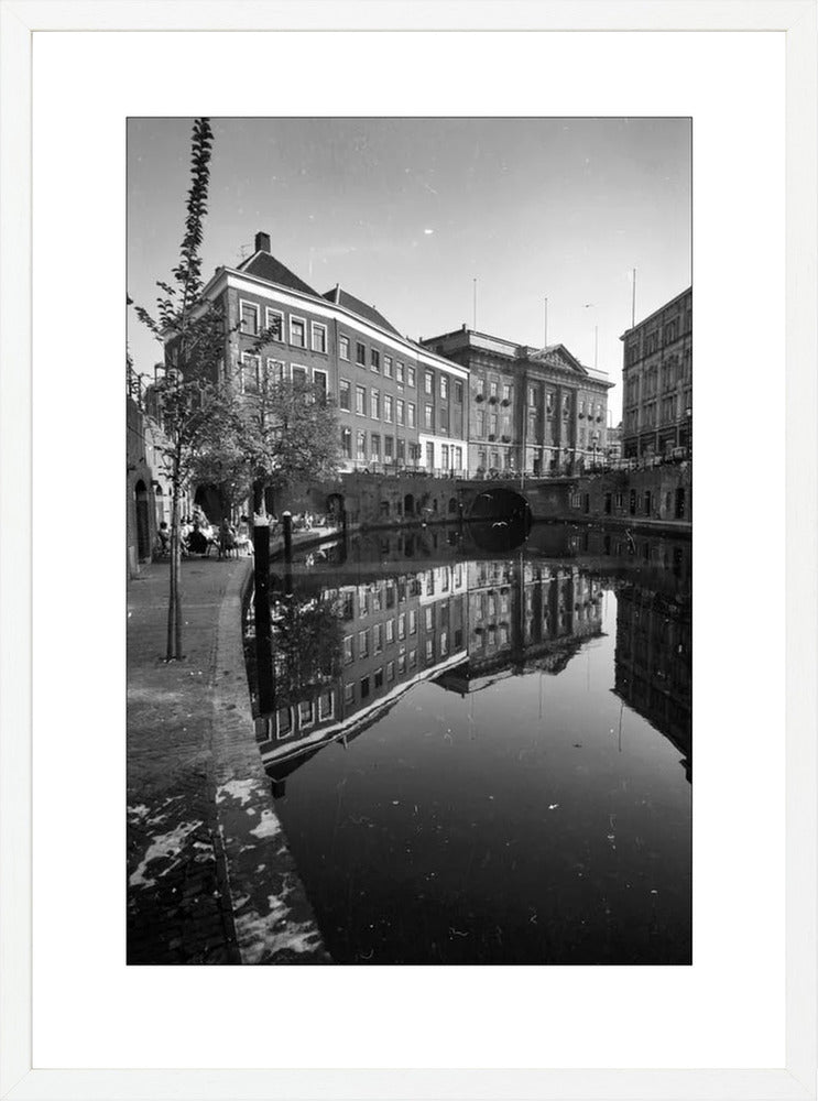 De Oudegracht en de Stadhuisbrug - 1960