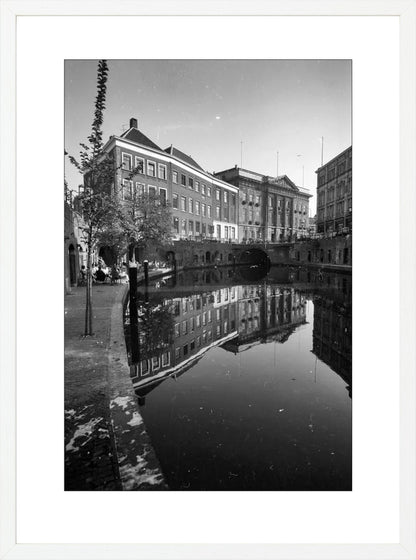 De Oudegracht en de Stadhuisbrug - 1960
