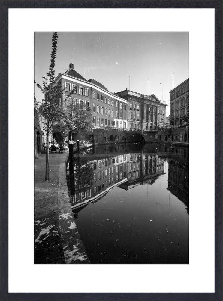 De Oudegracht en de Stadhuisbrug - 1960