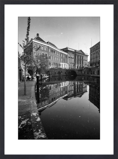 De Oudegracht en de Stadhuisbrug - 1960