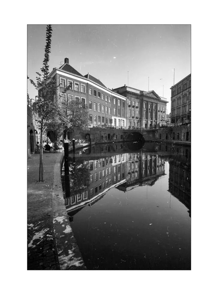 De Oudegracht en de Stadhuisbrug - 1960