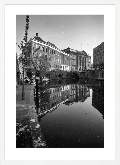 De Oudegracht en de Stadhuisbrug - 1960