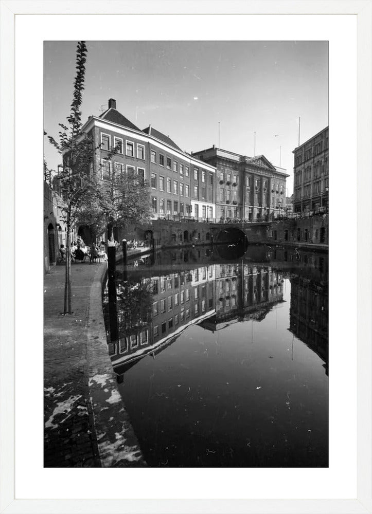 De Oudegracht en de Stadhuisbrug - 1960