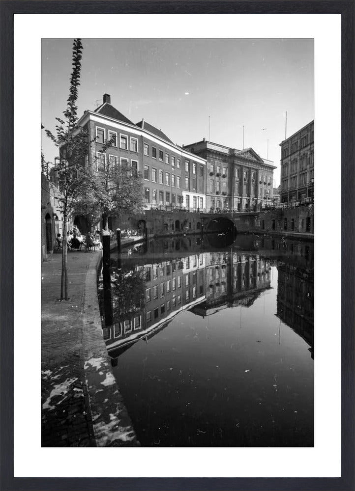 De Oudegracht en de Stadhuisbrug - 1960