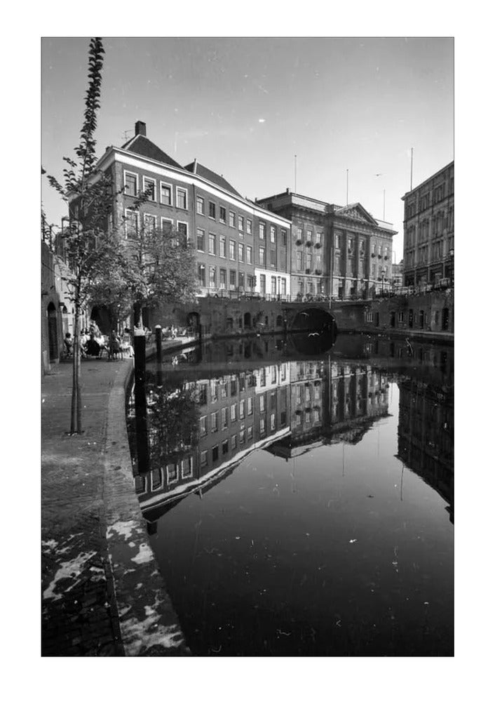 De Oudegracht en de Stadhuisbrug - 1960