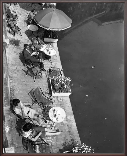 Terras aan de Oudegracht - 1965