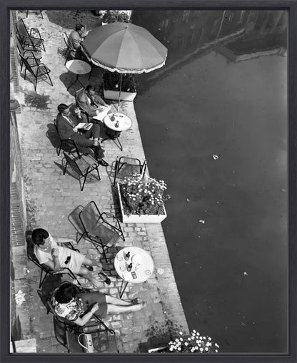 Terras aan de Oudegracht - 1965
