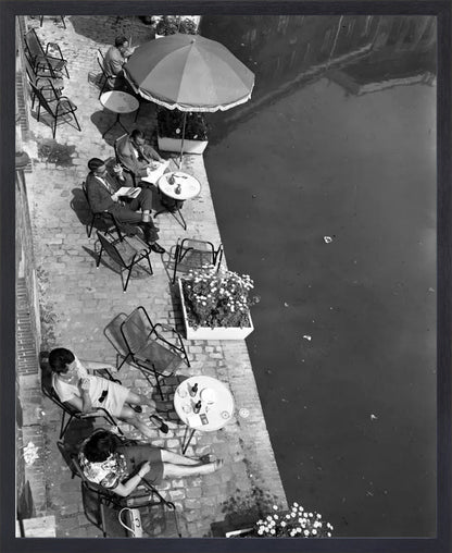 Terras aan de Oudegracht - 1965
