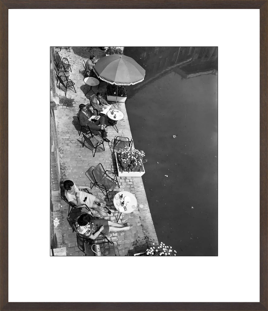 Terras aan de Oudegracht - 1965