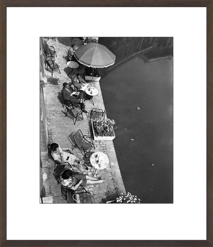 Terras aan de Oudegracht - 1965