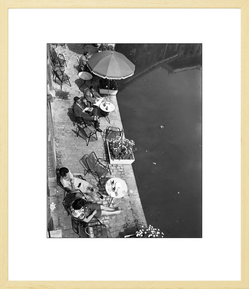 Terras aan de Oudegracht - 1965