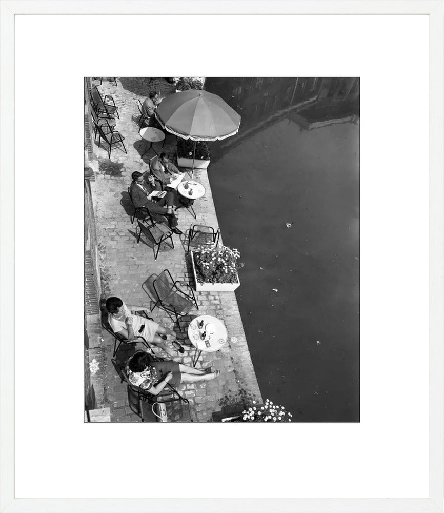 Terras aan de Oudegracht - 1965