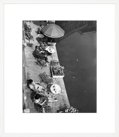 Terras aan de Oudegracht - 1965