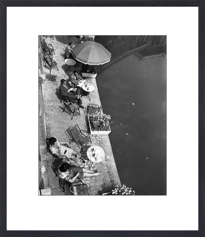 Terras aan de Oudegracht - 1965