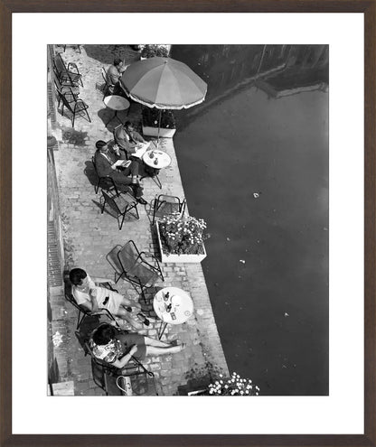 Terras aan de Oudegracht - 1965