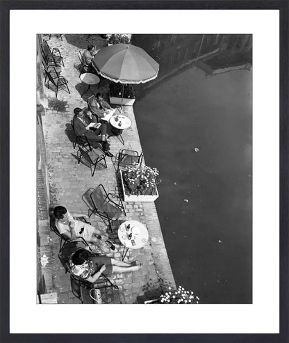 Terras aan de Oudegracht - 1965