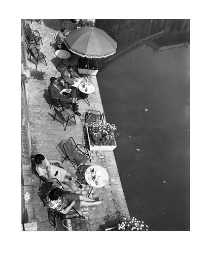 Terras aan de Oudegracht - 1965