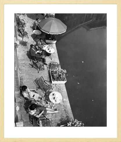 Terras aan de Oudegracht - 1965