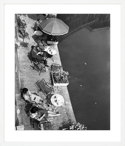 Terras aan de Oudegracht - 1965