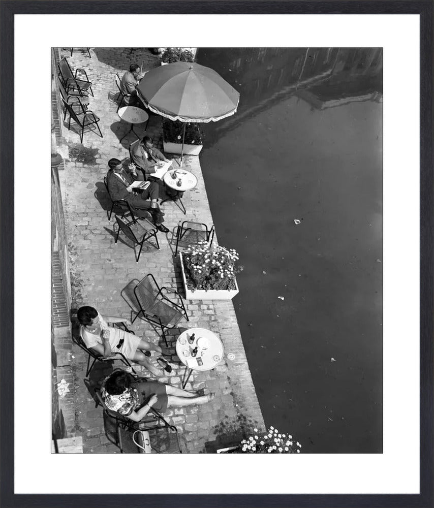 Terras aan de Oudegracht - 1965
