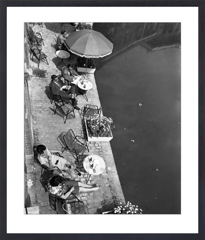 Terras aan de Oudegracht - 1965