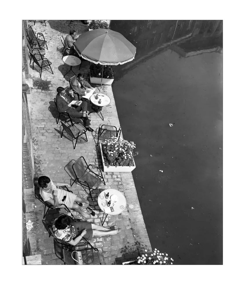 Terras aan de Oudegracht - 1965
